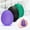 Plus Size - Purple Green Black, variant on Grip Strength Trainer, Stress Relief Ball, Wrist Rehab Therapy Hand Grip Equipment Ball Squishy Tools - Set of 3 Finger Resistance Exercise Squeezer