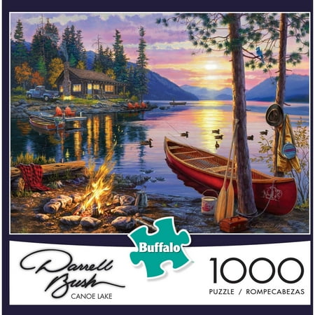 buffalo games darrell bush canoe lake 1000 piece jigsaw puzzle