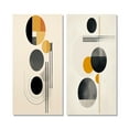 Designart "Minimal Circular Geometric Art II" Modern Geometric Wall Art