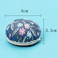 thumbnail image 5 of Walbest Flower Pattern Pin Pad Cushion Mini Fabric Lovely Appearance Pin Cushion Holder Sewing Cross Stitch Tool, 5 of 7
