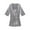 Gray, variant on IYTR Men's Satin NightShirt Comfy Soft Silky Half Sleeve Nightgown Loose Basic Solid Homewear Coffee XL