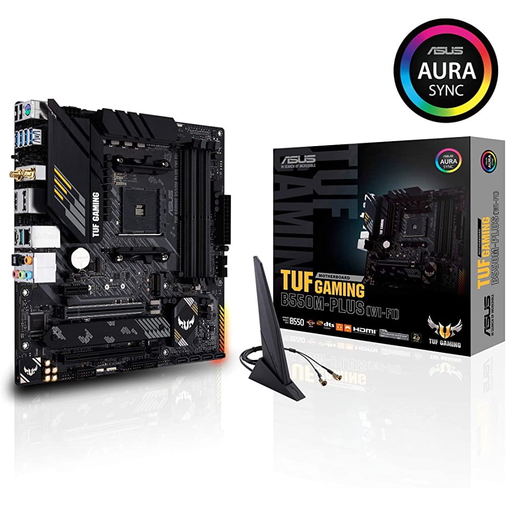 ASUS TUF Gaming B550MPLUS WiFi AMD AM4 DDR4 MicroATX Gaming