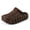 Brown, variant on Baconix Cloud Walk Clogs Lightweight EVA Slip On Beach Sandals | Breathable, Quick Drying, Non-Slip, Soft Hollow Out, Platform Design