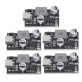 thumbnail image 1 of Juego De 5 Módulos Buck, CC 6-32 V A QC3.0 Y PD3.0, Convertidores Tipo C De Cargador Rápido Inteligente, Adaptador De Fuente De Alimentación Para Teléfonos Móviles, Kit De Carga Eficiente Para Automóv, 1 of 7