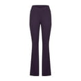 thumbnail image 4 of UJNDER Women's High Waist Stretchy Bootcut Yoga Pants with Pockets for Workout Causal Purple M, 4 of 7