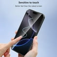 thumbnail image 4 of 2 Pack Screen Protector Matte Tempered Glass for iPhone 16 Pro Max - HD Clear Full Cover (Fingerprint Unlock) 9H Hardness Case Friendly, 4 of 6