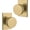 Satin Brass, variant on Mega Handles | Laura Entry Knob and Deadbolt Combo | Satin Nickel
