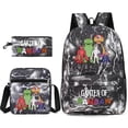 thumbnail image 1 of Three-piece Set Garten Of Banban Game Peripheral Two-dimensional Backpack Student Schoolbag Shoulder Bag Pencil Case, 1 of 5