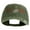 Olive, variant on USMC Design Embroidered Washed Solid Pigment Dyed Cotton Twill Brass Buckle Cap - Olive OSFM