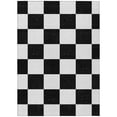 thumbnail image 2 of Addison Rugs Chantille Indoor/Outdoor Transitional Geometric Black Machine Washable Rectangle Rug, 5' x 7'6", 2 of 8