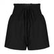 thumbnail image 2 of Pantalones Cortos de para Mujer, de Cintura Alta, con Pierna , Cómodos y Elásticos para Playa y Verano. Negro S, 2 of 6