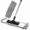 Gray, variant on Gray Dust Mop with 2 Washable Pads - 58" Extendable Handle for Floors