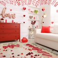 thumbnail image 2 of 2 Pcs Valentine Day Kitchen Mats Love Heart Kitchen Rug Valentine''s Day Doormat Non-Slip Absorbent Floor Mat Seasonal Kitchen Decorative Mat 17x29 and 17x47 Inch(Bright Pattern), 2 of 6