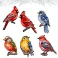 thumbnail image 2 of Winter Birds Decorative Wooden Clip-on Ornaments of 6 by G. Debrekht - Christmas Decor - 8090005C-S6, 2 of 11