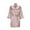 Rose Gold, variant on Womens Solid Color Light Bathrobe Wedding Makeup Bridesmaid Satin Kimono Pajamas Short Home Wear Womens Robes Rose Gold,XL