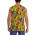 thumbnail image 4 of Balery Dancing African Womens Camisetas sin mangas para hombre, absorbe la humedad y protege contra el mal olor.-3X-Large, 4 of 7