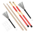 thumbnail image 3 of Drum Brushes, Kids Drum Stick Bright Appearance Delicate Texture  for Musical Instrument Playing M02757 Transparent, 3 of 7