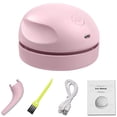 thumbnail image 1 of Aspirador de sobremesa prowithlin portátil con carga USB rosa, 1 of 8