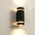 thumbnail image 5 of Aplique de pared SANDIY con caja de montaje integrada, luz nocturna redonda para escaleras, pasillos, balcones, luminarias CA 85-265 V/CC 12 V, 5 of 5