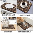thumbnail image 2 of Coffee Bar Mat Accessories for Countertop Super Absorbent Anti-Slip Silicone Dish Drying Mats for Kitchen Counter Draining Pad Decor Gift Fit Coffee Maker Coffee Pot Espresso Machine 24inx18in, 2 of 6