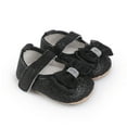 thumbnail image 3 of Yoyauz Baby Girl Mary Jane Shoes Anti Slip Rubber Sole Ballet Slippers Princess Dress Wedding Shoes Newborn Kids Shoes Toddler Shoes（0-12 Month）, 3 of 10