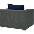 thumbnail image 4 of Modway Sojourn Outdoor Patio Sunbrella Armchair, Navy, 4 of 4