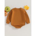 thumbnail image 5 of Musuos Baby Spring Fall Rompers 0-24M Halloween Letter Print Long Sleeve Round Neck Bodysuit for Infant Boys Girls Casuall Jumpsuit, 5 of 10