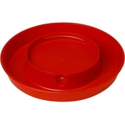 Little Giant 1 Gallon Plastic Screw-On Poultry Waterer Base, Red