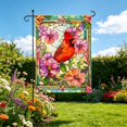 thumbnail image 5 of Colored Glass Bird Printed 28x40 Inch Double Courtyard Holiday Season Layout, 5 of 5