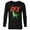 Black, variant on Disney Pixar Toy Story 4 Rex Dinosaur T-Shirt - Long Sleeve T-Shirt for Men - Customized-White