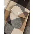 thumbnail image 4 of Franhais Women Plaid Button Down Jacket, Casual Long Sleeve Loose Coat Lapel Outwear with Pocket, 4 of 6