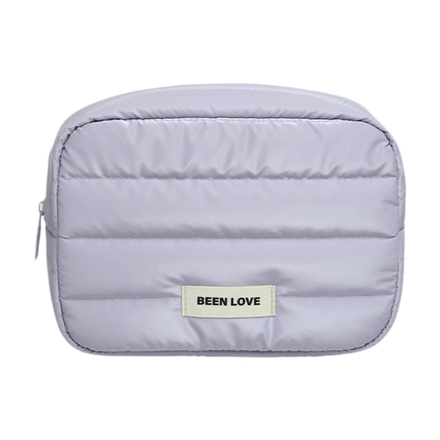 Neceser de almacenamiento para baño, neceser de maquillaje, multifuncional, elegante, organizador de viaje, para mujer, para artículos de tocador. Púrpura