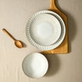 thumbnail image 5 of Stone Lain Linea 12-Piece Dinnerware Set Stoneware, White, 5 of 7