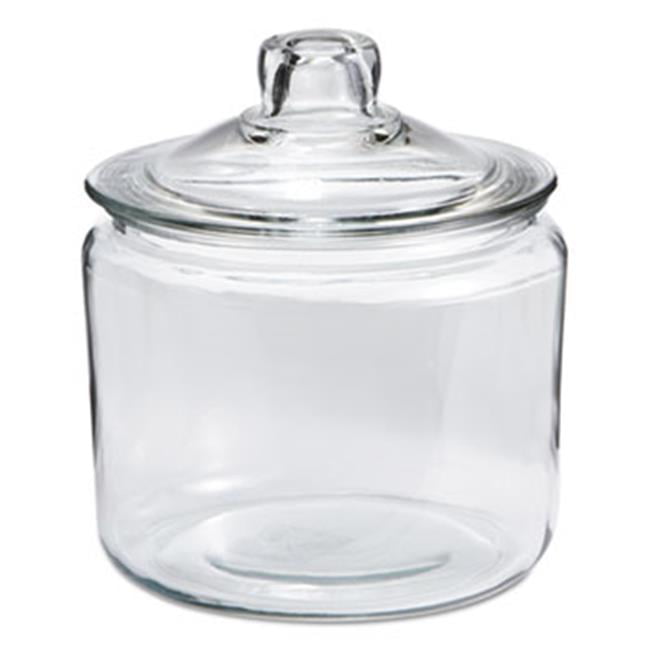 ANH 69832T 3 qt Heritage Hill Glass Jar with Glass Lid, Clear Walmart
