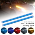 thumbnail image 1 of 2PCS Car LED Strip Lights  Flexible Headlight Strips DRL Light Tube Daytime Running Lights Waterproof Neon Turn Signal Bulb Sequential Switchback, 1 of 10