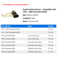 thumbnail image 2 of Crank Position Sensor - Compatible with 1996 - 2000 Chevy K3500 1997 1998 1999, 2 of 2