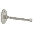 thumbnail image 3 of Premium Wagon Wheel Horseshoe Barn Door Hardware Set W/ 8' Track For 2 1/4" Doors, White Bronze, 3 of 3