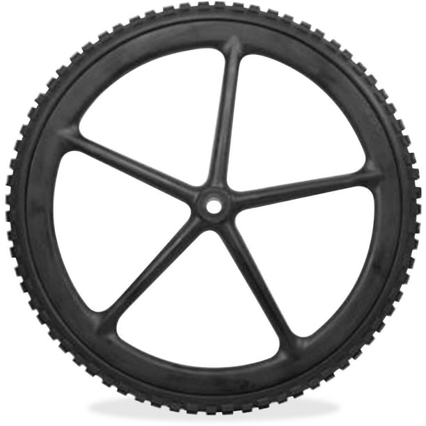 Rubbermaid Commercial, RCPM1564200, Big Wheel Cart Replacement Wheel, 1 / Carton, Black