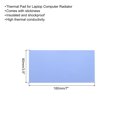 thumbnail image 2 of Thermal Pad  3.6W/m.K Insulated Silicone Cooling Pads 180x90x1mm for Laptop Computer Radiator, Blue, 2 of 6