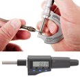 thumbnail image 3 of Micrometer Head, 0.001mm Digital Micrometer Head 0-25mm Electronic Micrometer Head Support Unit, Micrometer Heads, 3 of 8