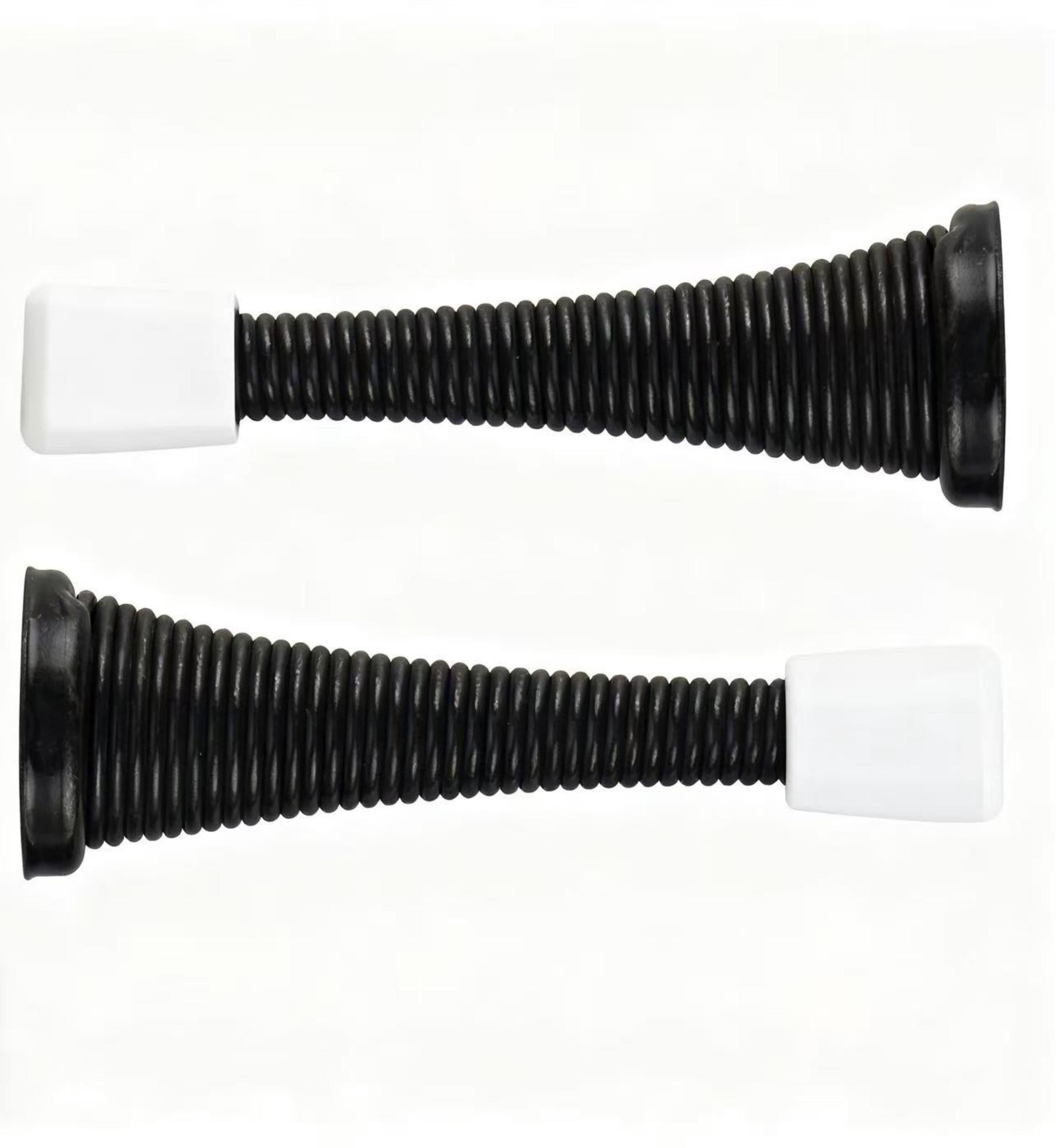 Hyper Tough New Steel Spring Doorstop, Oil Rubbed Bronze, 2 Pack, 0.795 X 2.9 X 0.795 inch