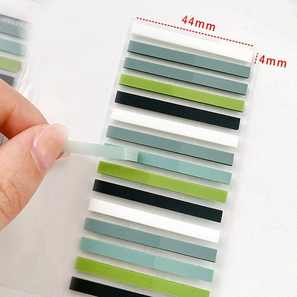 Highlight Sticker Index Self Adhesive Memo Pad Sticky Notes Bookmark Point It Marker Sticker Reading Aid School Office SuppliesCN He Qiyong unisex