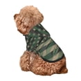 thumbnail image 5 of Gaeub Jungle Green Camo USA Flag Dog Hoodie Sweatshirts Warm Dog Clothes for Small Dogs,Puppy and Cat Costume-Large, 5 of 7