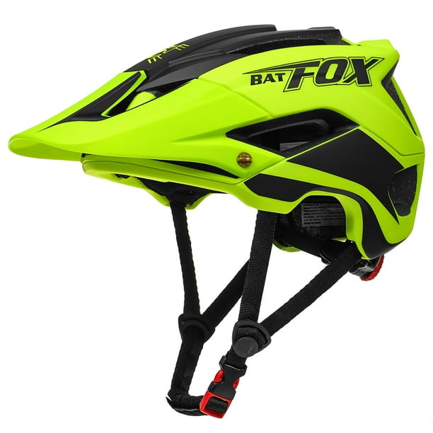 BATFOX-casco de ciclismo ligero para hombre y mujer, transpirable, en molde, gorra de seguridad, equipo deportivo para bicicleta de montaña y carretera Fivean Cascos de ciclismo