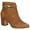 Cognac Kidsuede Leather, variant on Bella Vita Womens Diaz Suede Heel Ankle Boots