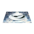 thumbnail image 3 of Ryvnso Placemats Set of 4 Christmas Reindeer Dining Mats Heat-Resistant Non-Slip Washable Table Mat, 3 of 8