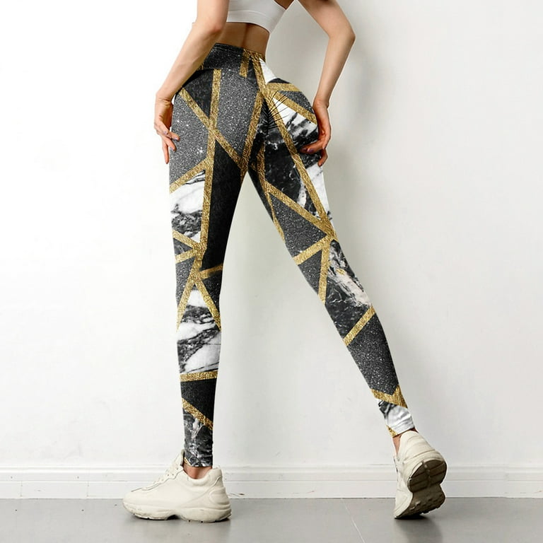 HSMQHJWE Boot Cut Yoga Pants Long Women s Print Yoga Pants Tummy