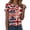 Beige, variant on TOWED22 USA Shirt Women American Flag Shirts Patriotic T-Shirt America 250th Birthday Short Sleeve Tops(Beige,XL)