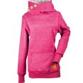 thumbnail image 2 of kakina CMSX Women's 2022 Fall Clothes Sweatshirt Pure Color Pocket Button Pullover Sweatshirt Blouse Pink, L, 2 of 5