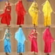 thumbnail image 2 of Traje de danza india para mujer adulta, traje de actuación de danza del vientre, traje de actuación étnica, traje de falda con banda para el vientre, 2 of 5